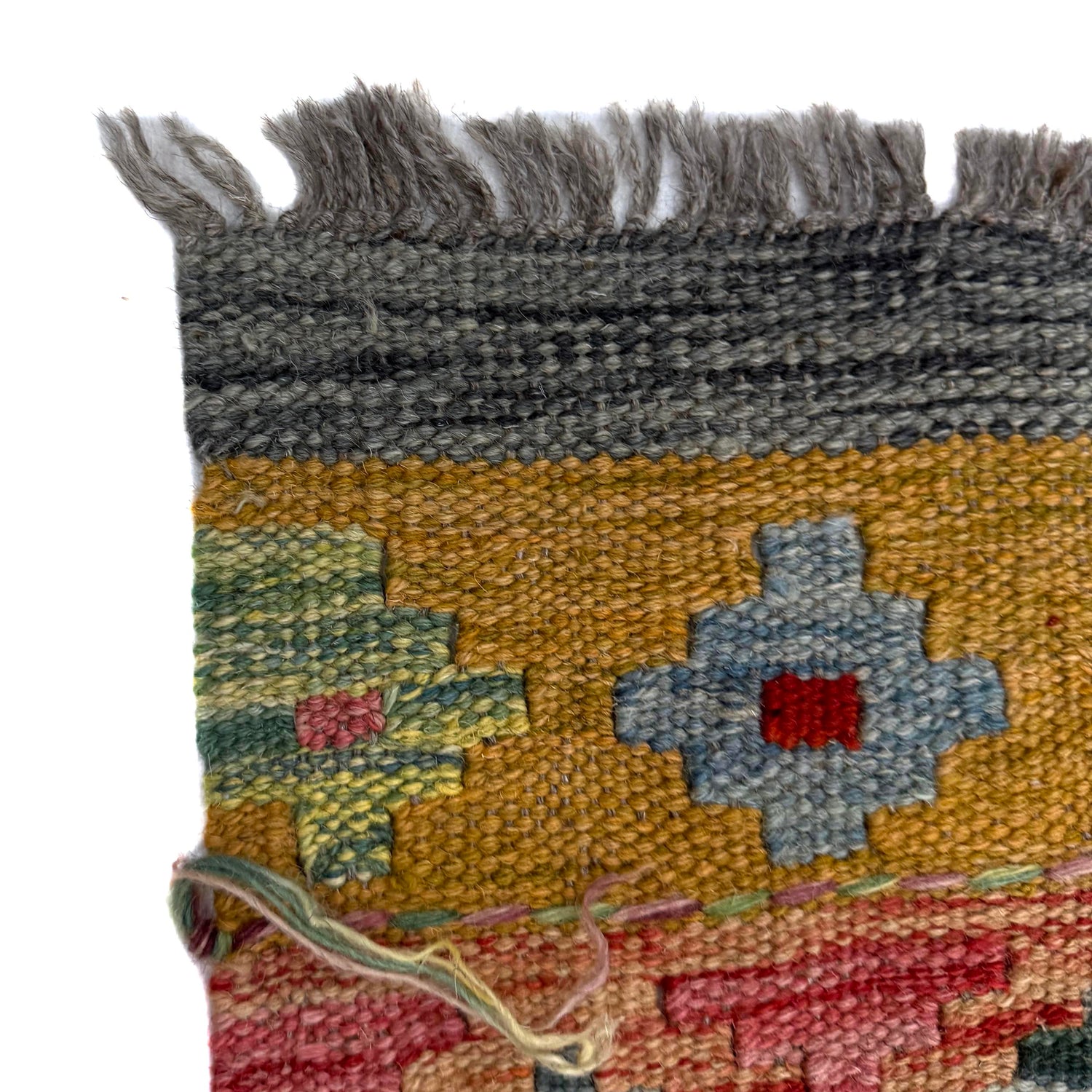 Handmade Vegetable Kilim 3' 4" x 4' 9" (ft) - No. Y39159