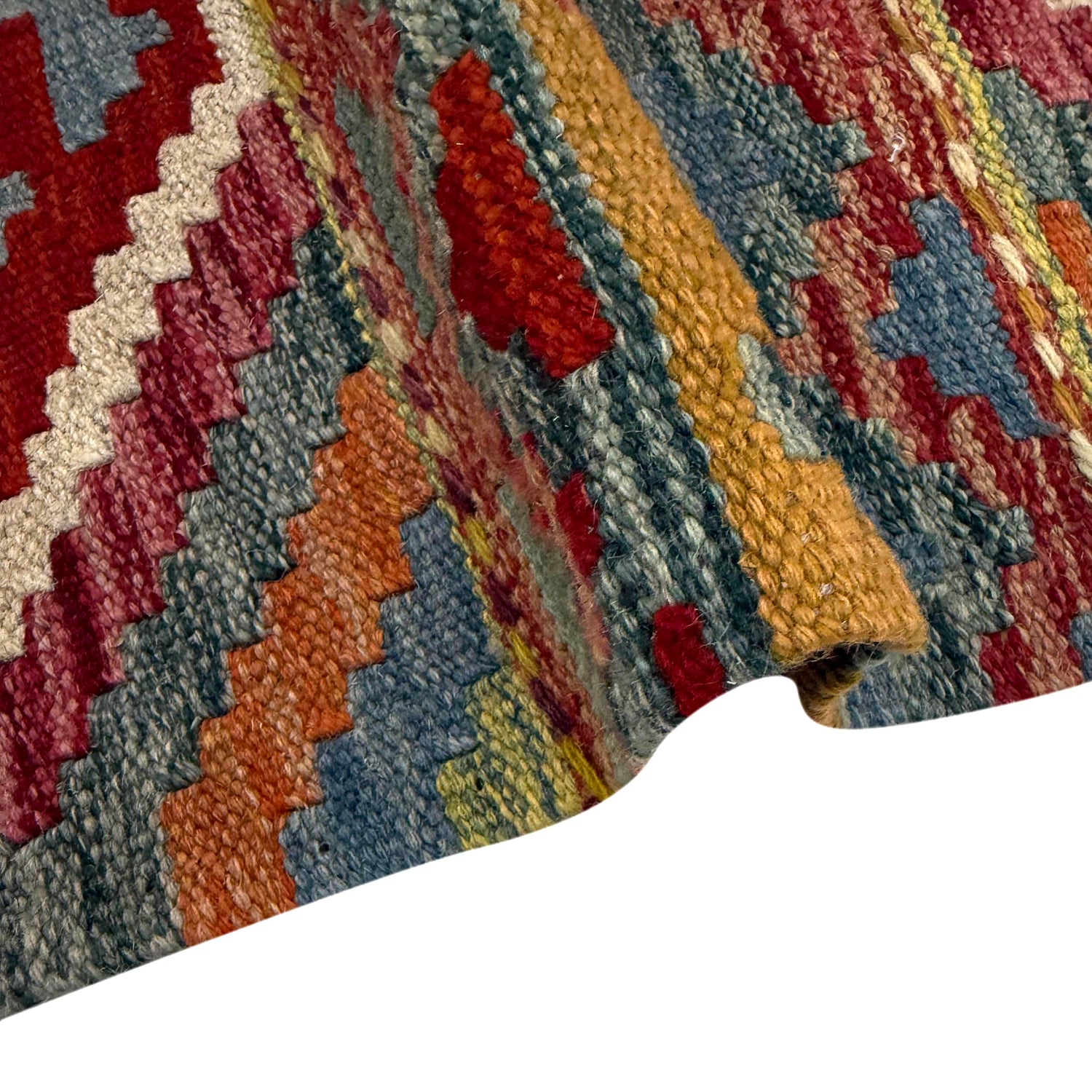 Handmade Vegetable Kilim 3' 4" x 4' 9" (ft) - No. Y39159