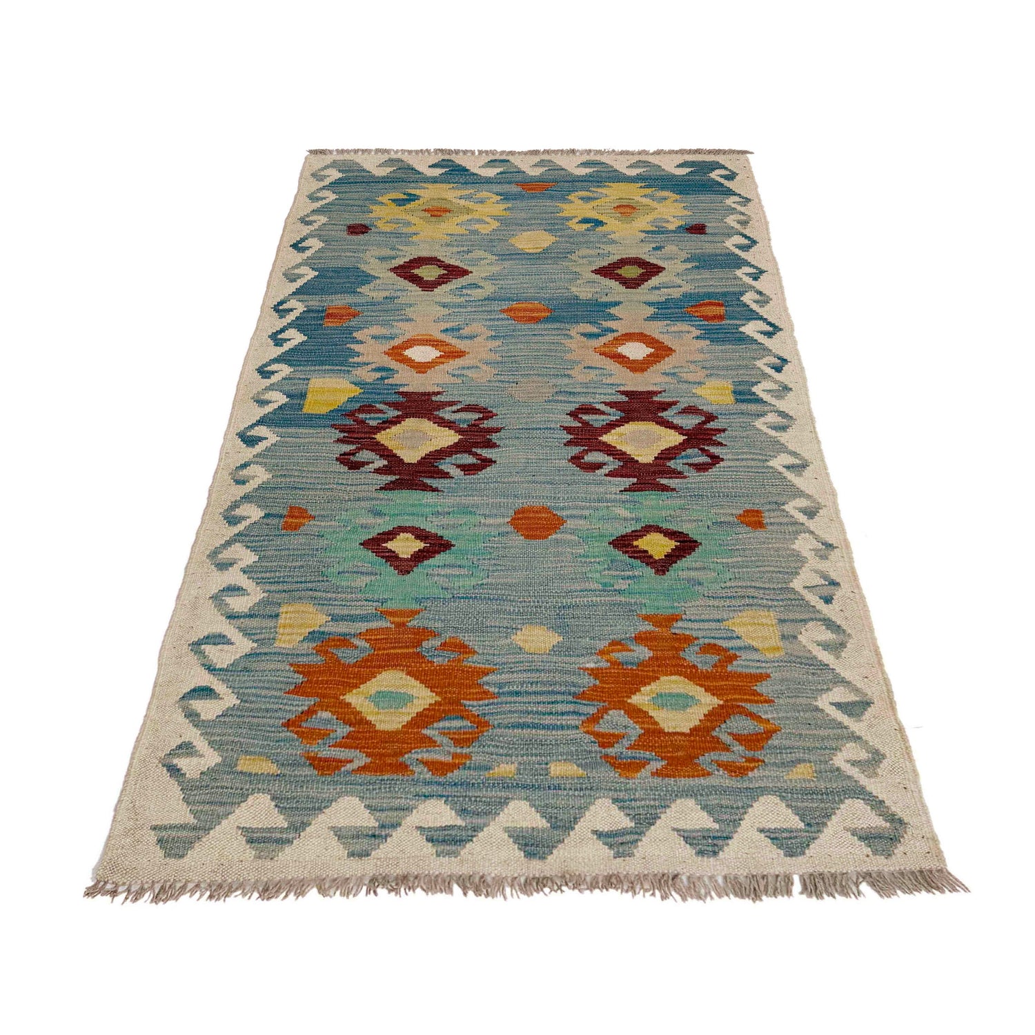 Handmade Vegetable Kilim 2' 7" x 4' 9" (ft) - No. Y39160