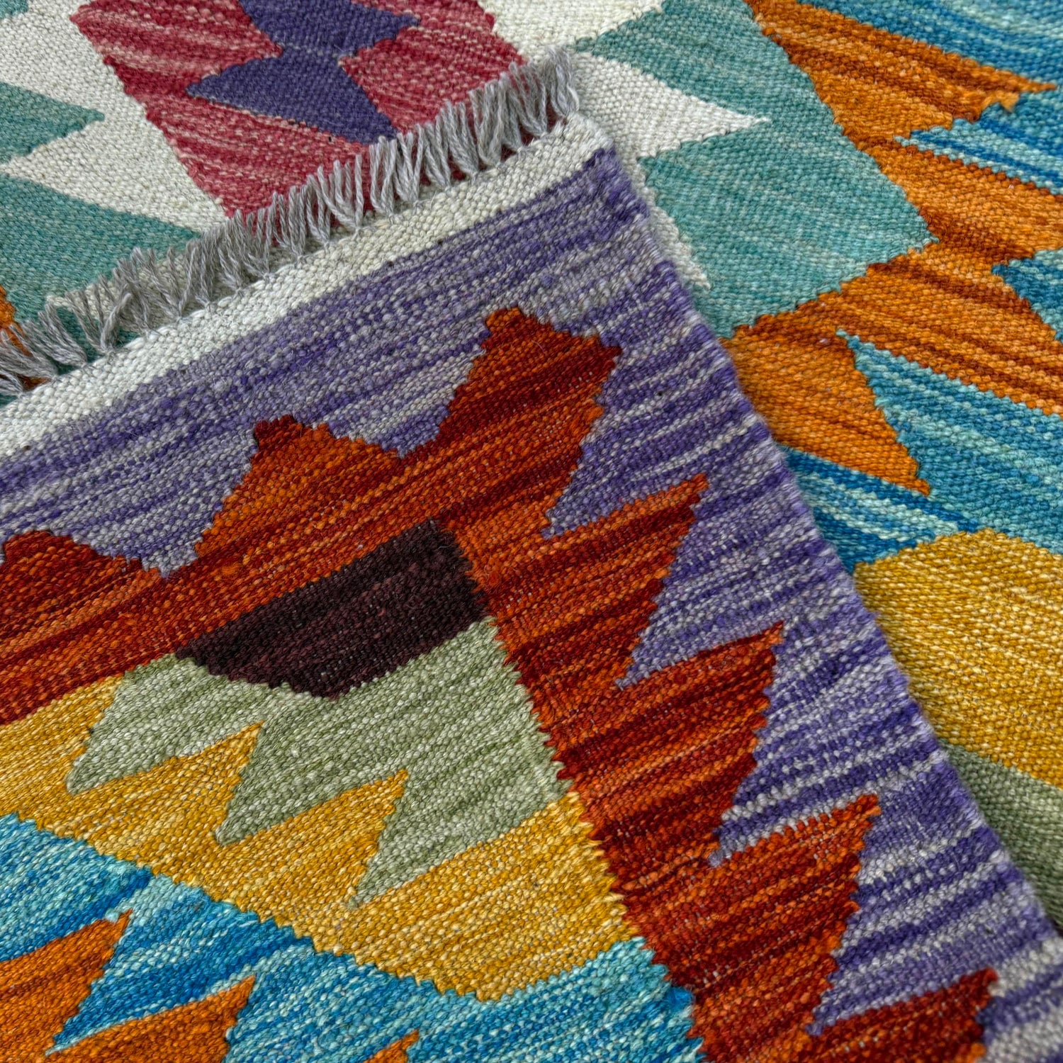 Handmade Vegetable Kilim 2' 6" x 4' 3" (ft) - No. Y39161