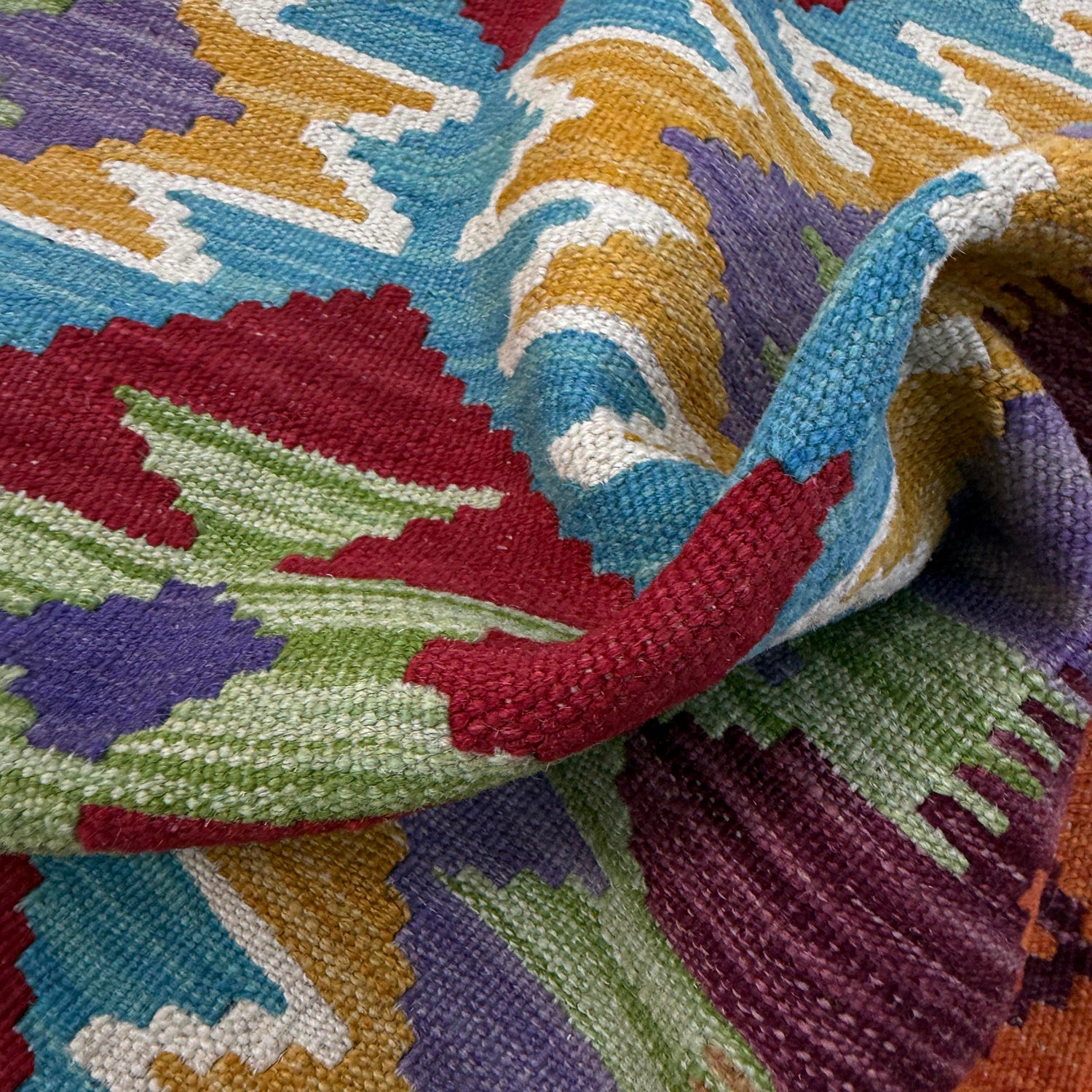 Handmade Vegetable Kelim 2' 6" x 4' 3" (ft) - No. Y39162