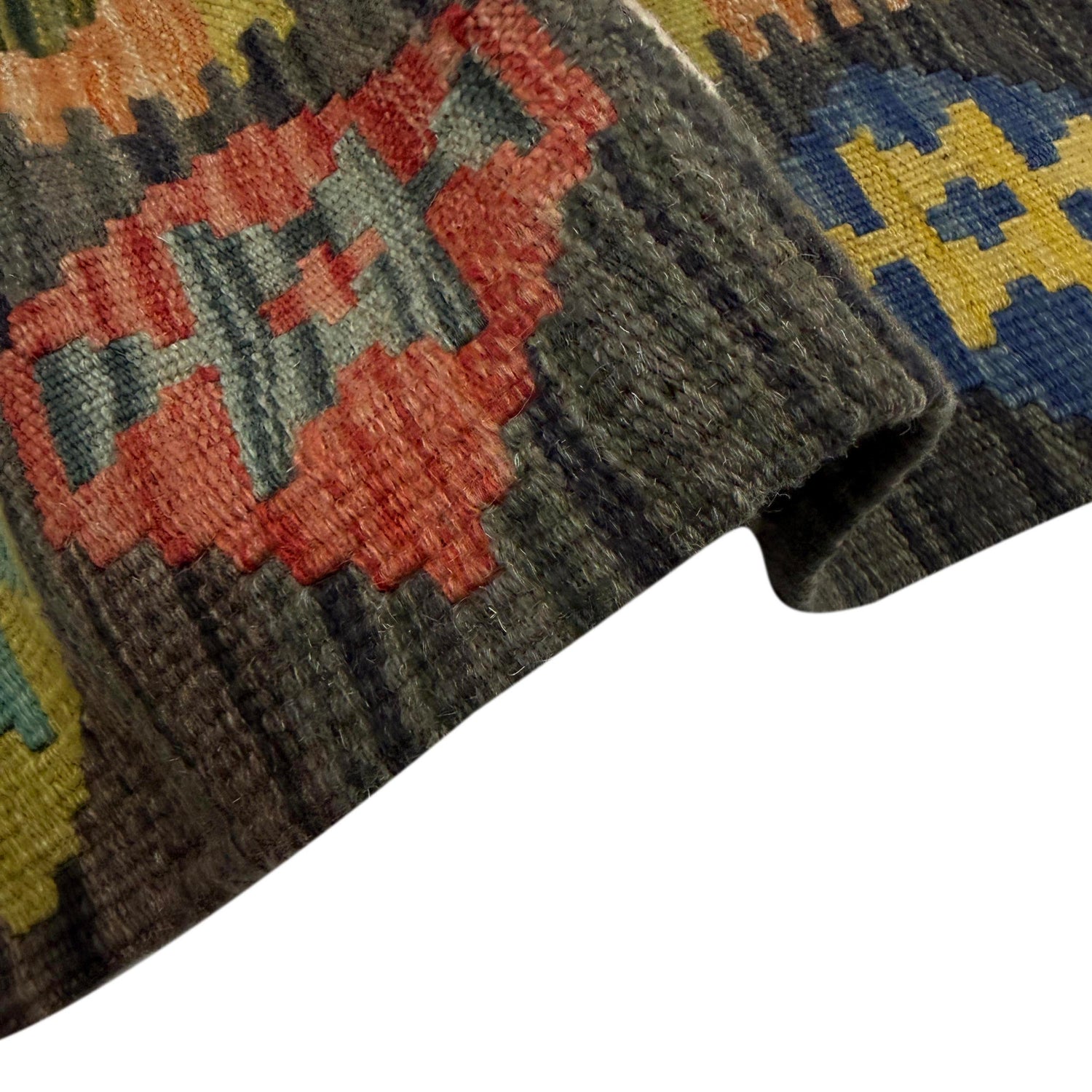 Handmade Vegetable Kelim 3' 5" x 5' 3" (ft) - No. Y39163