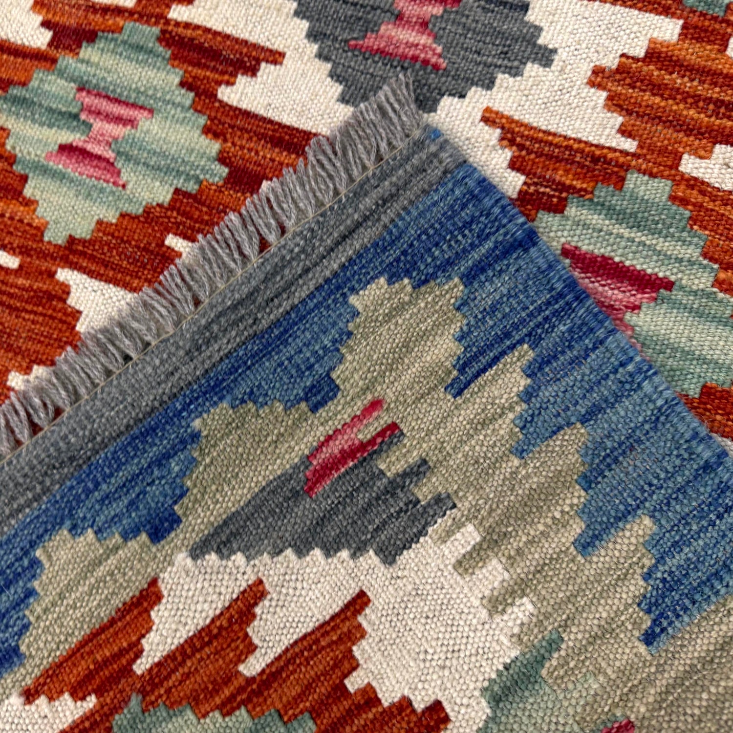 Handmade Vegetable Kilim 2' 7" x 4' 3" (ft) - No. Y39164