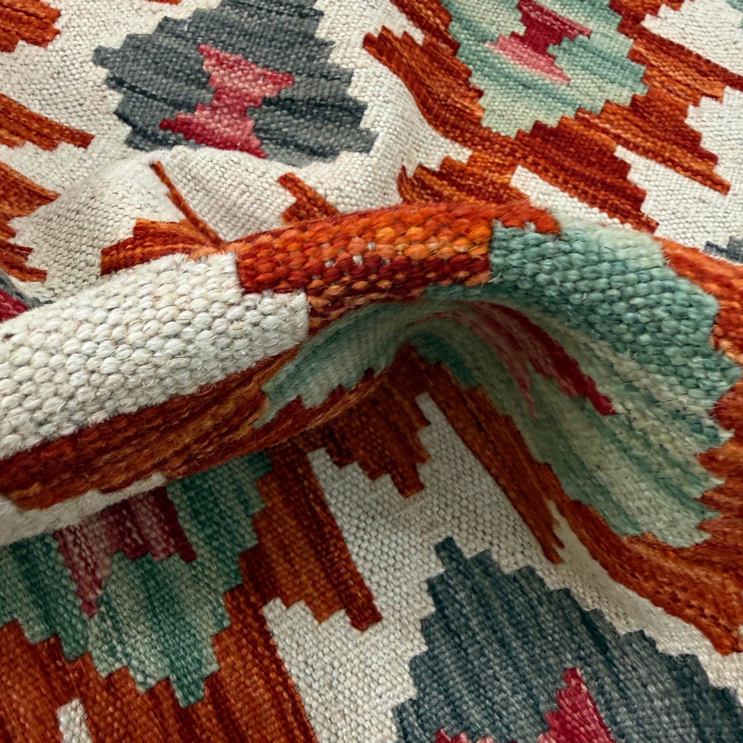 Handmade Vegetable Kilim 2' 7" x 4' 3" (ft) - No. Y39164