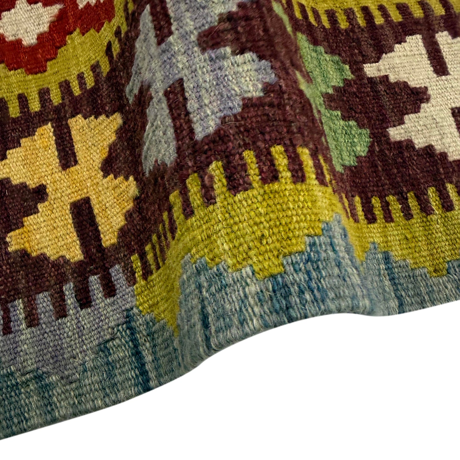 Handmade Vegetable Kilim 3' 4" x 4' 11" (ft) - No. Y39170