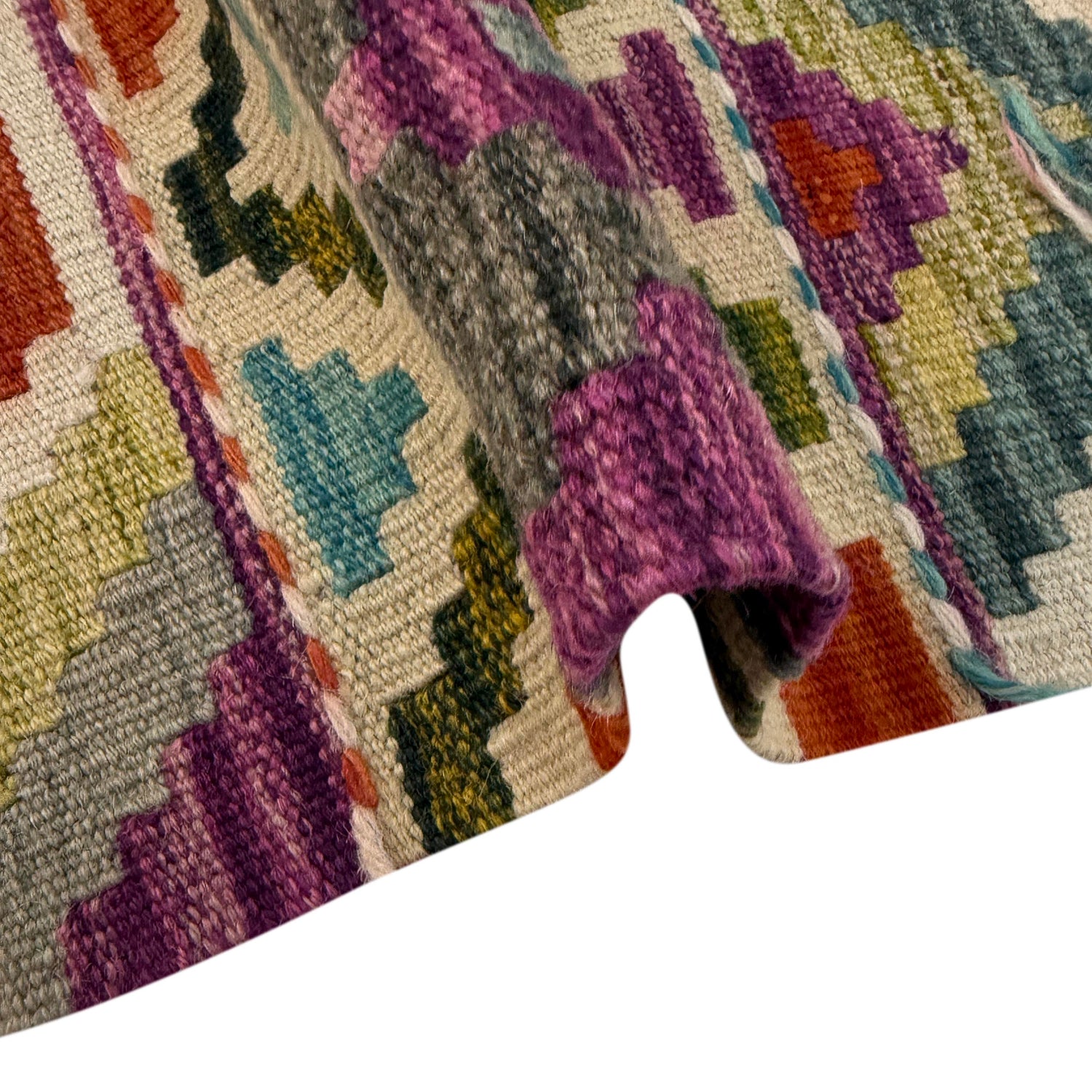 Handmade Vegetable Kilim 3' 3" x 5' 1" (ft) - No. Y39173
