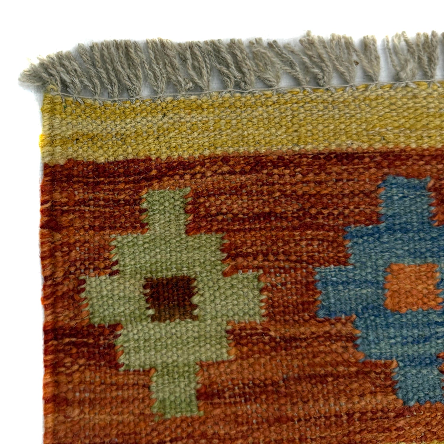 Handmade Vegetable Kilim 3' 4" x 4' 9" (ft) - No. Y39175