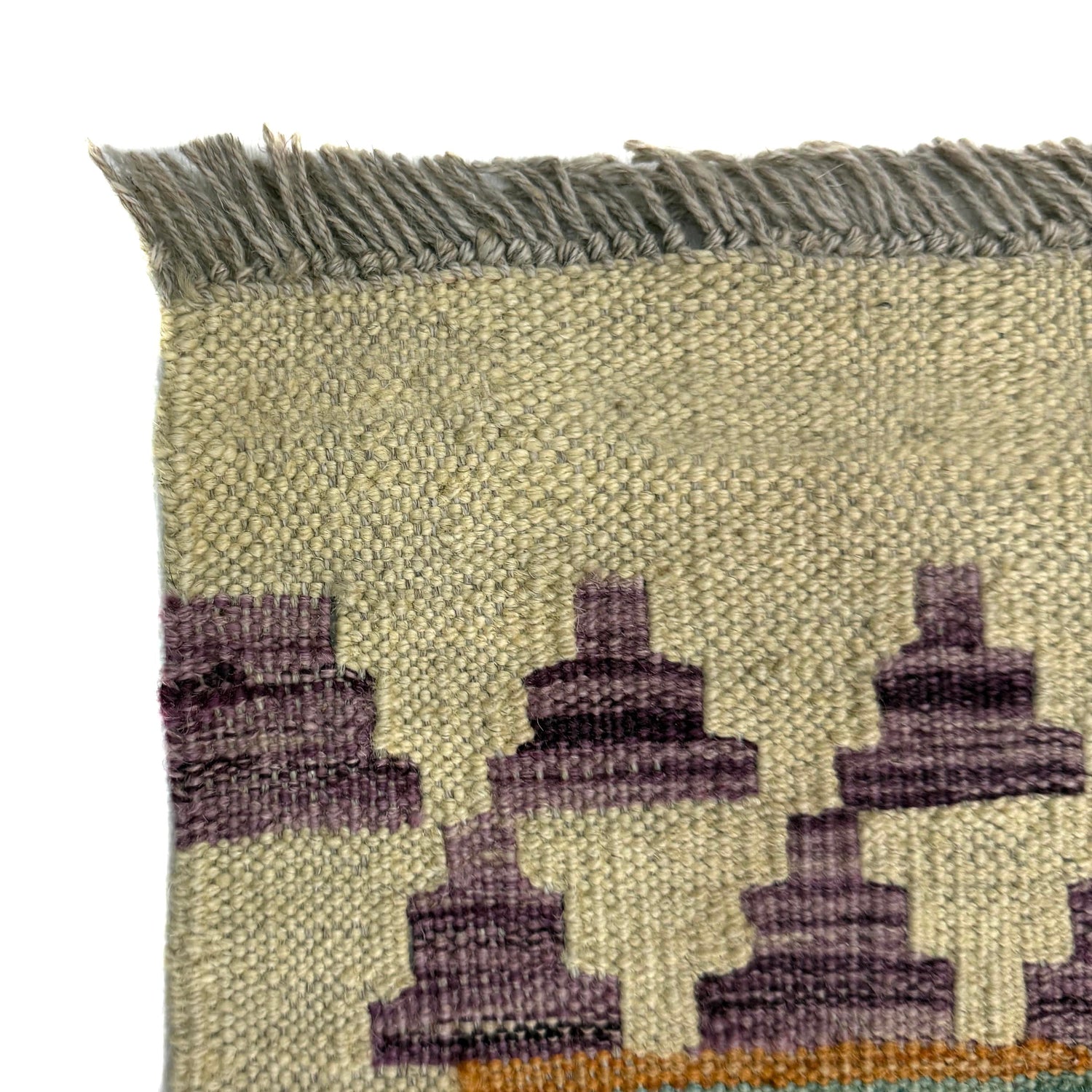 Handmade Vegetable Kilim 4' 6" x 6' 7" (ft) - No. Y39180