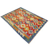 Handmade Vegetable Kelim 4' 0" x 5' 10" (ft) - No. Y39181