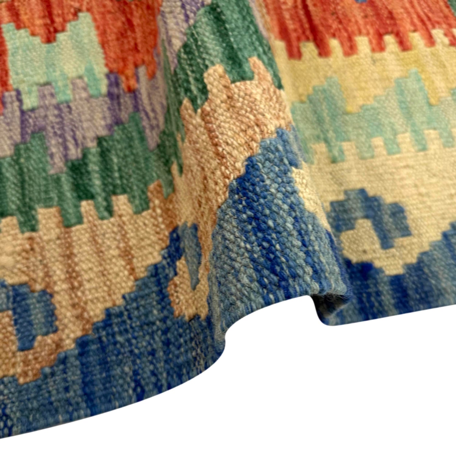 Handmade Vegetable Kelim 4' 0" x 5' 10" (ft) - No. Y39181