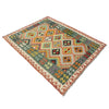 Handmade Vegetable Kilim 4' 4" x 5' 11" (ft) - No. Y39185