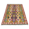 Handmade Vegetable Kilim 4' 2" x 6' 0" (ft) - No. Y39189