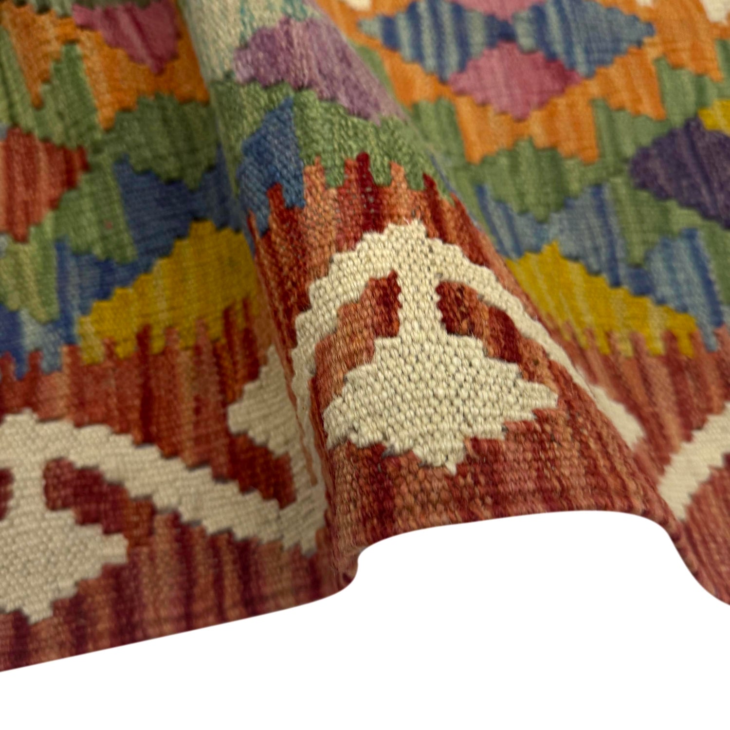 Handmade Vegetable Kilim 4' 2" x 6' 0" (ft) - No. Y39189