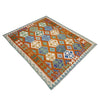 Handmade Vegetable Kelim 5' 7" x 8' 1" (ft) - No. Y39190