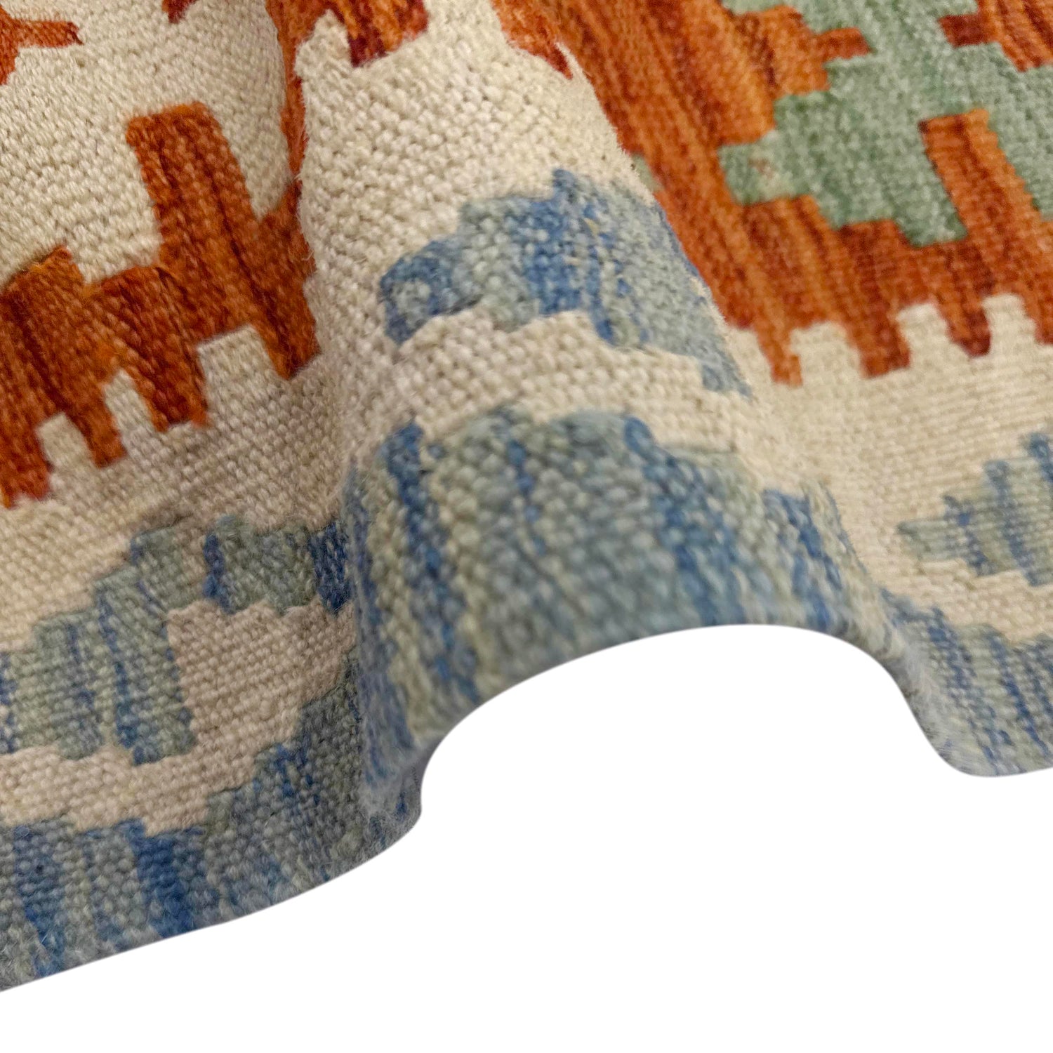 Handmade Vegetable Kelim 5' 7" x 8' 1" (ft) - No. Y39190