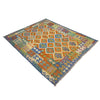 Handmade Vegetable Kilim 6' 0" x 7' 6" (ft) - No. Y39193