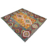 Handmade Vegetable Kelim 6' 2" x 7' 11" (ft) - No. Y39194