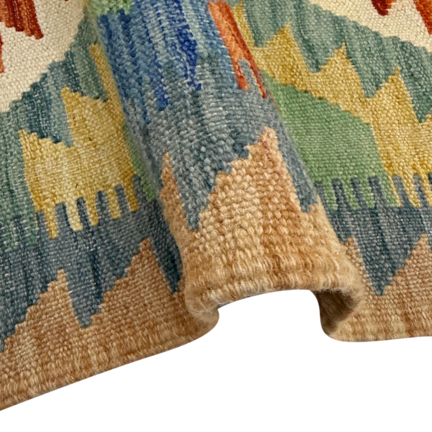 Handmade Vegetable Kelim 2' 7" x 3' 11" (ft) - No. Y39196