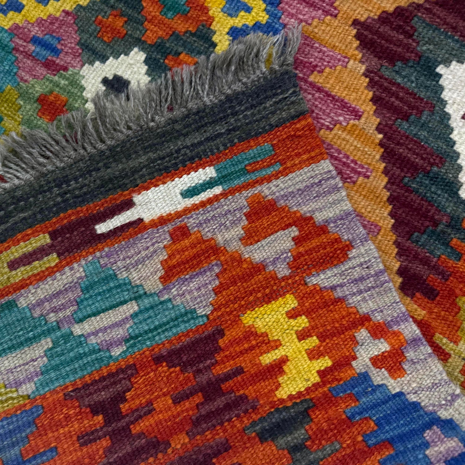 Handmade Vegetable Kilim 2' 7" x 4' 1" (ft) - No. Y39197