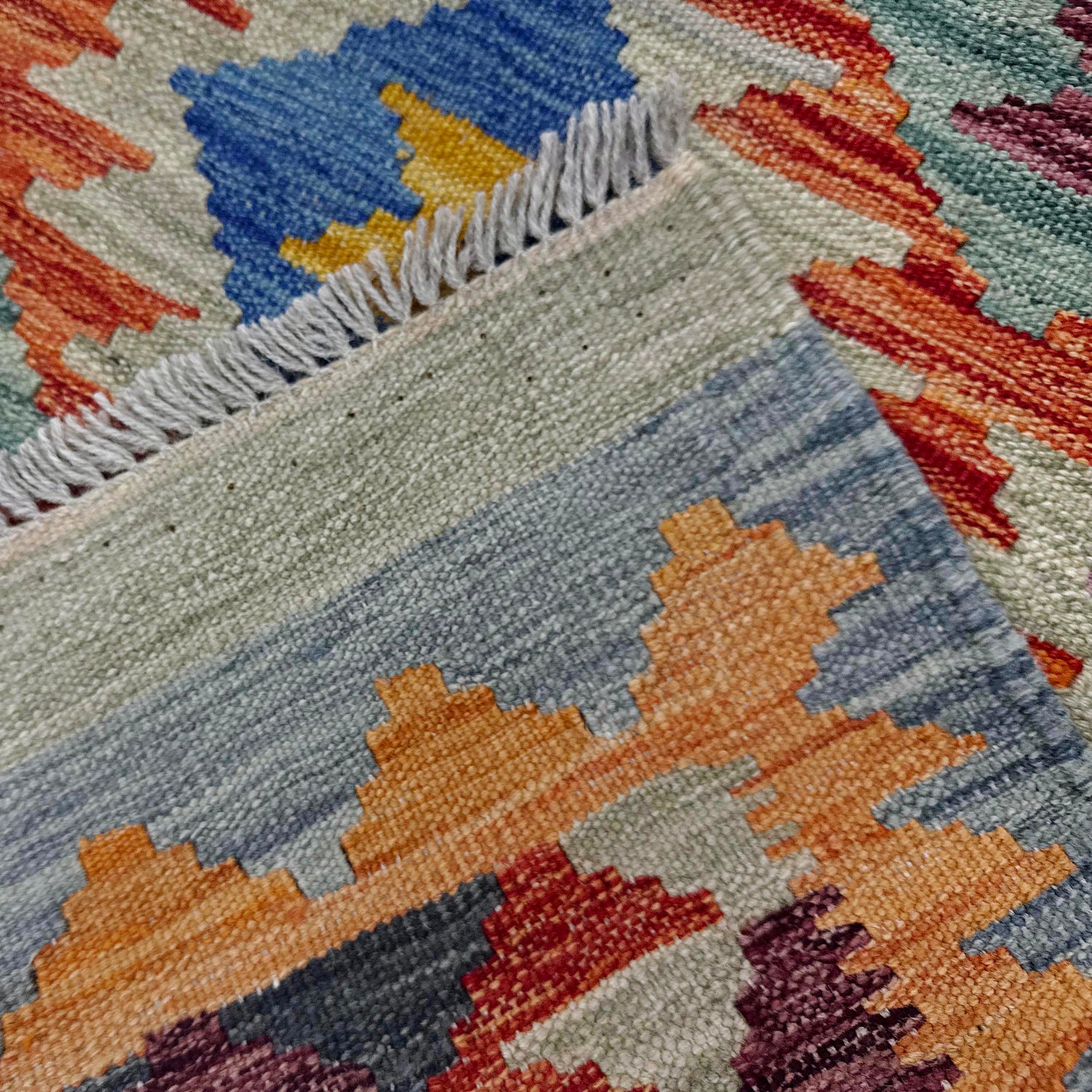 Handmade Vegetable Kilim 2' 8" x 4' 4" (ft) - No. Y39199