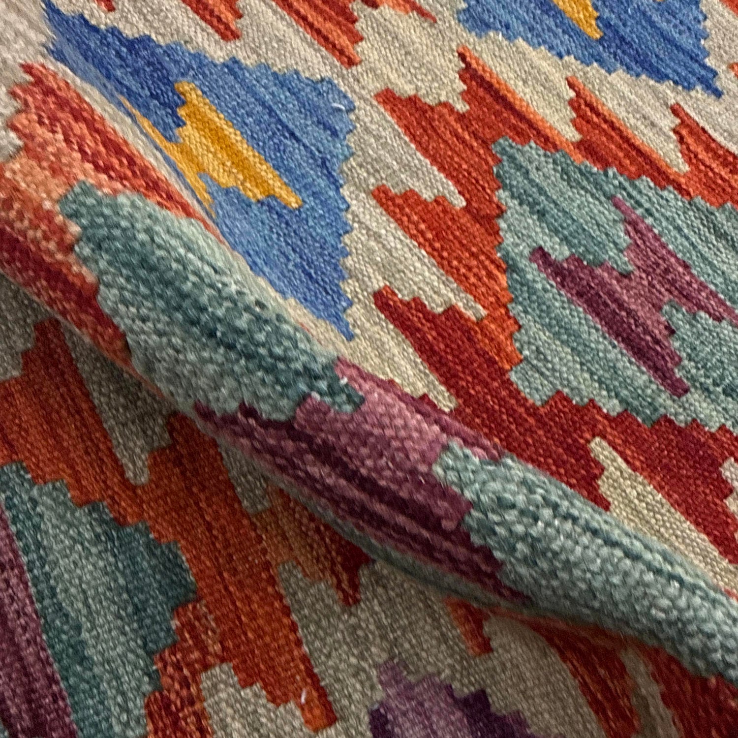 Handmade Vegetable Kilim 2' 8" x 4' 4" (ft) - No. Y39199