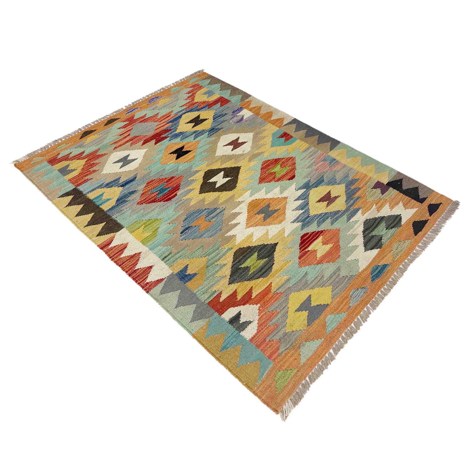 Handmade Vegetable Kelim 2' 7" x 4' 0" (ft) - No. Y39200