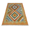 Handmade Vegetable Kelim 2' 6" x 4' 1" (ft) - No. Y39202