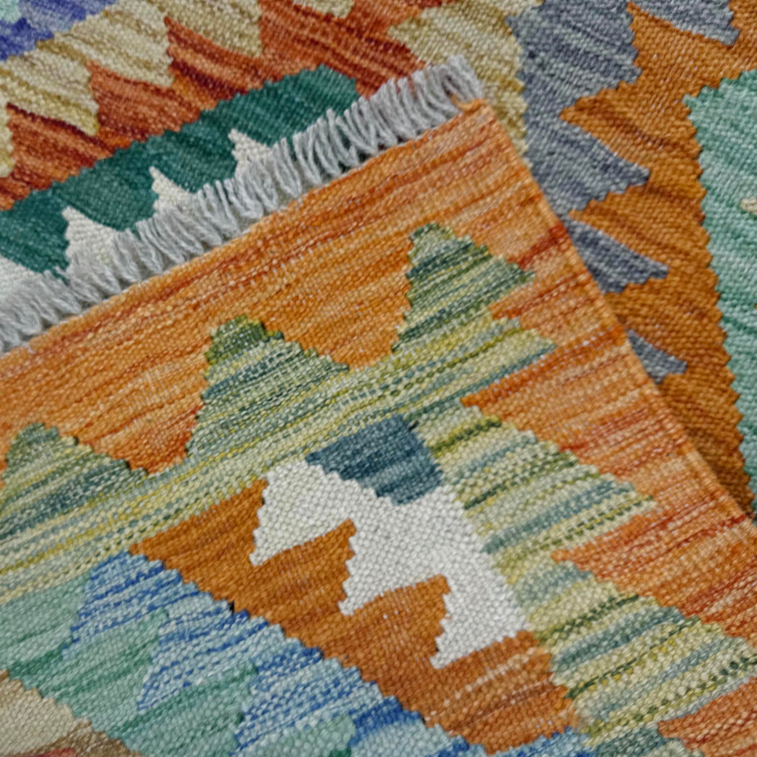 Handmade Vegetable Kelim 2' 6" x 4' 1" (ft) - No. Y39202