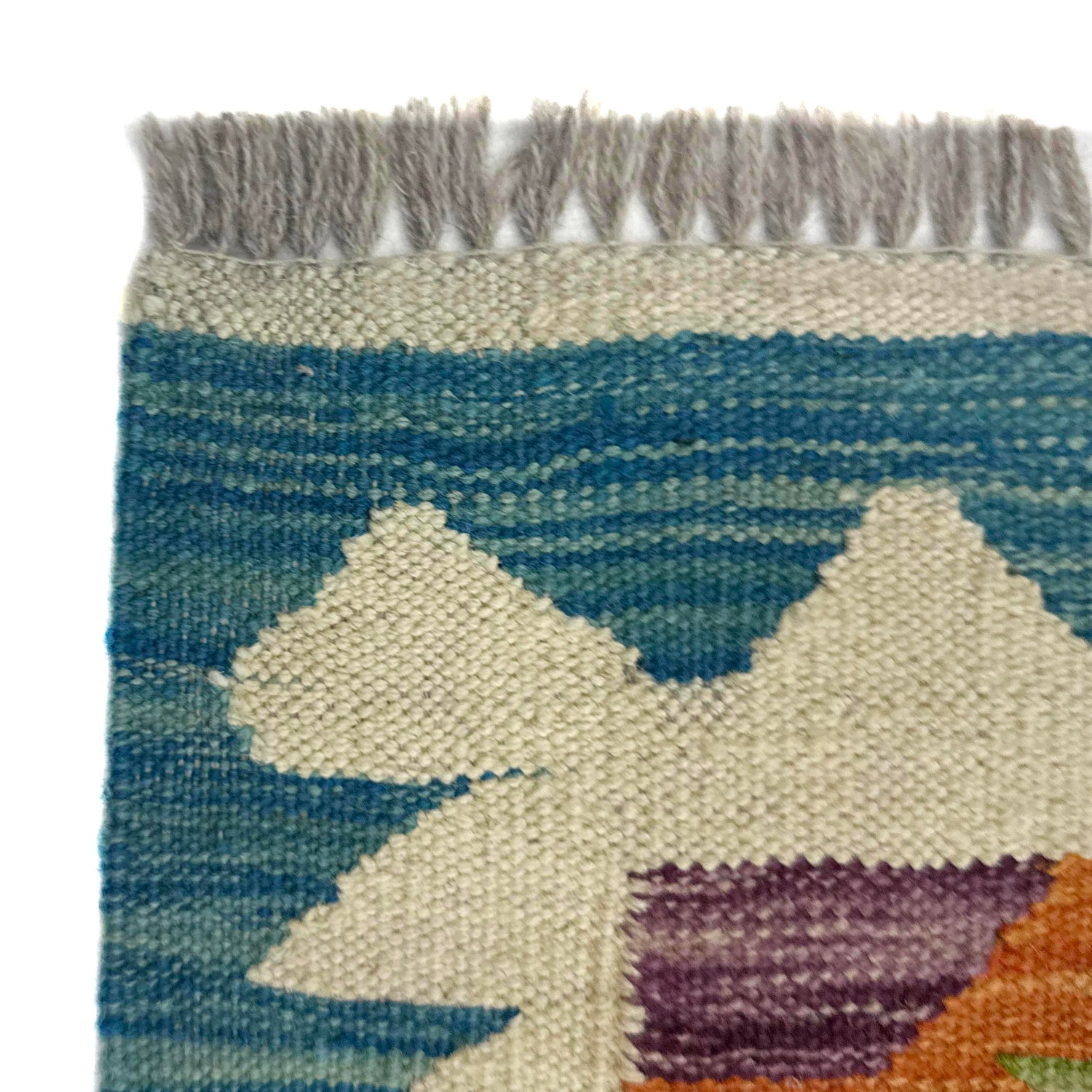 Handmade Vegetable Kelim 2' 4" x 4' 1" (ft) - No. Y39204