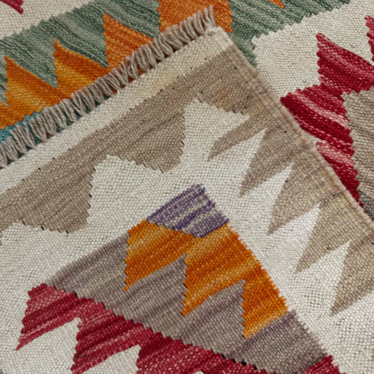 Handmade Vegetable Kilim 2' 9" x 4' 0" (ft) - No. Y39205