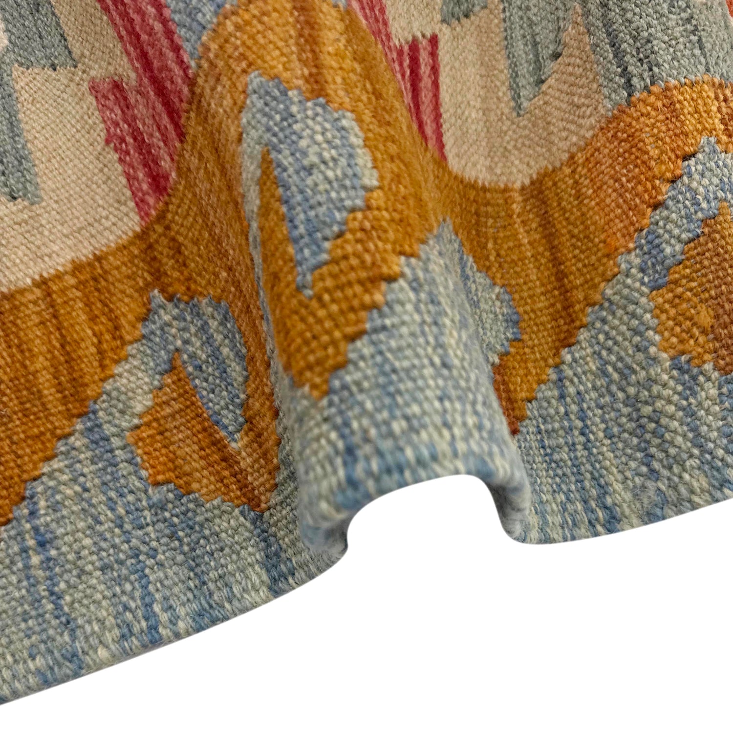 Handmade Vegetable Kilim 5' 0" x 6' 9" (ft) - No. Y39209