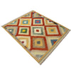 Handmade Vegetable Kilim 4' 11" x 6' 6" (ft) - No. Y39211