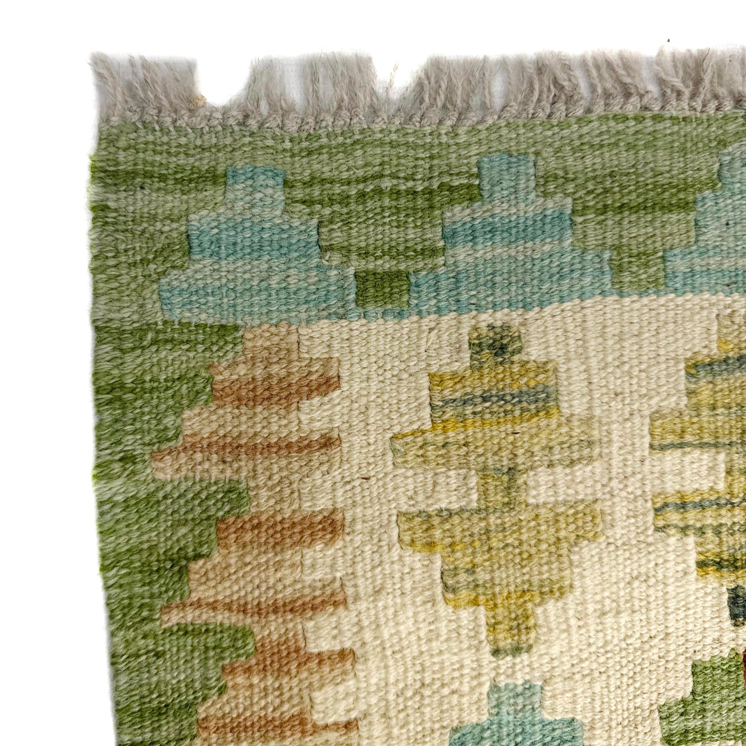 Handmade Vegetable Kelim 5' 2" x 6' 7" (ft) - No. Y39212