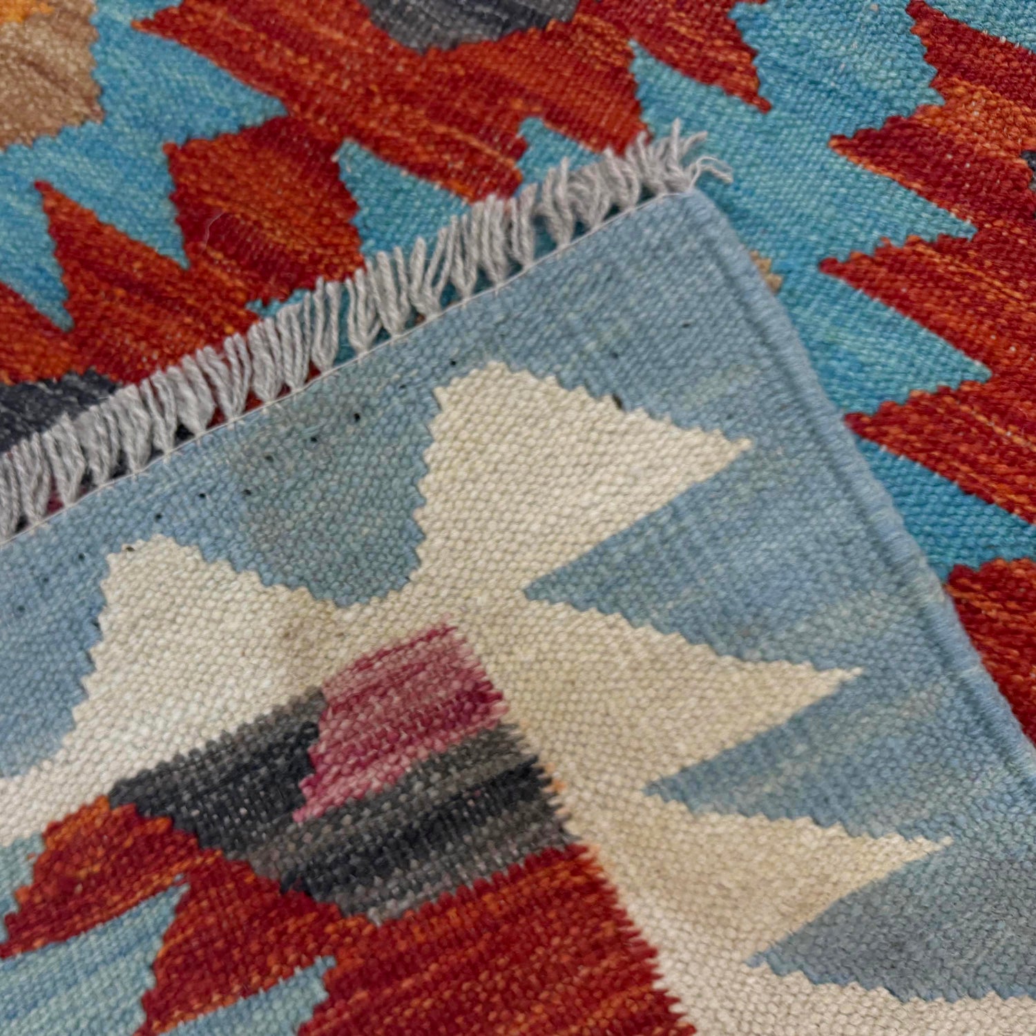 Handmade Vegetable Kilim 2' 10" x 3' 9" (ft) - No. Y39225