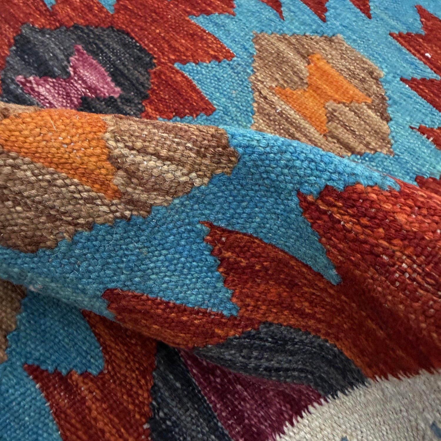 Handmade Vegetable Kilim 2' 10" x 3' 9" (ft) - No. Y39225