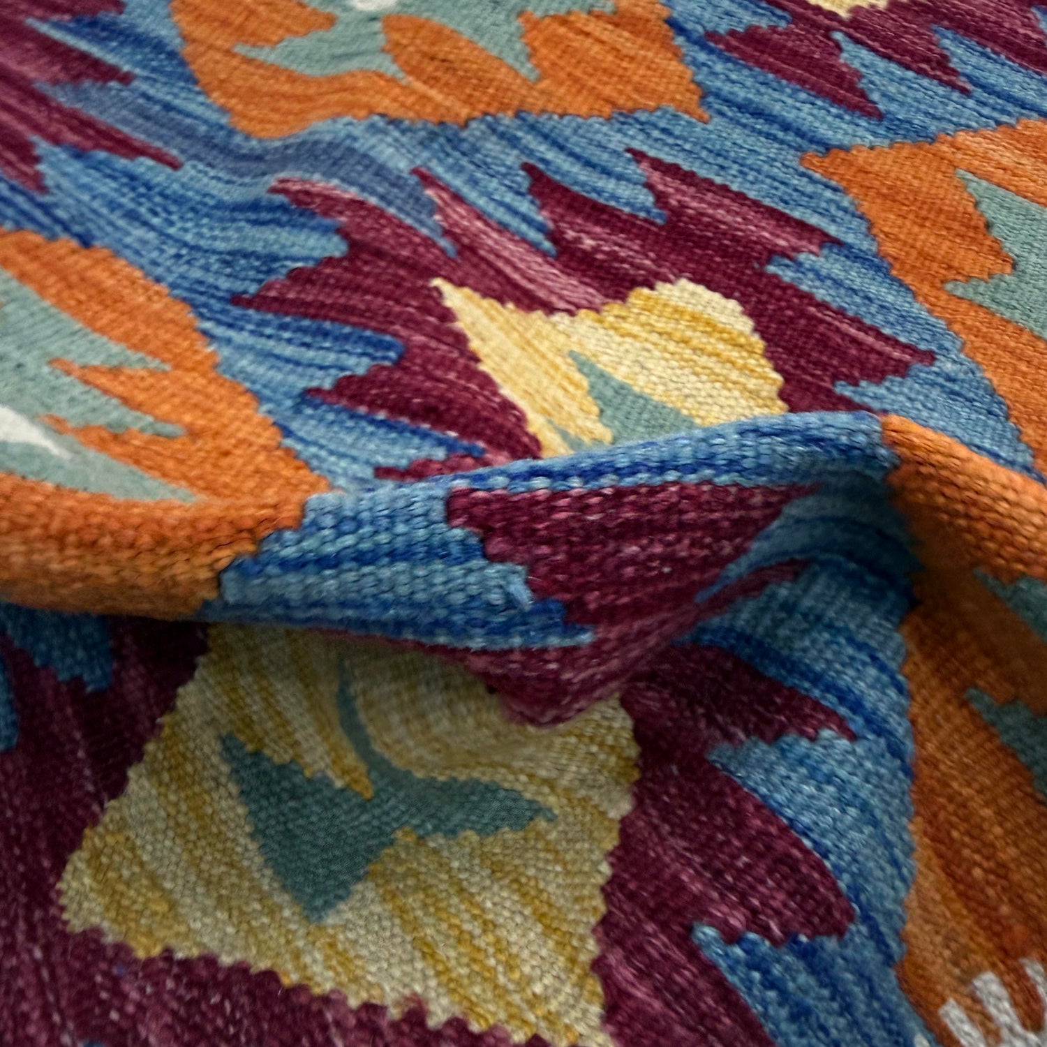Handmade Vegetable Kelim 2' 10" x 4' 1" (ft) - No. Y39226