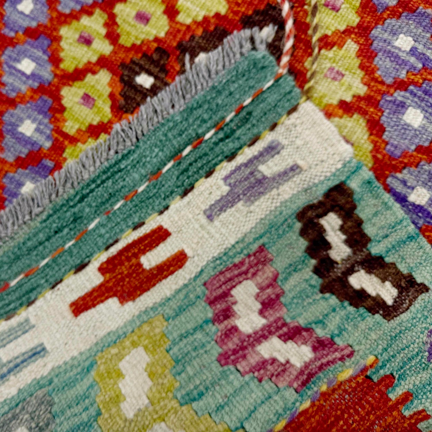 Handmade Vegetable Kelim 2' 7" x 4' 0" (ft) - No. Y39231