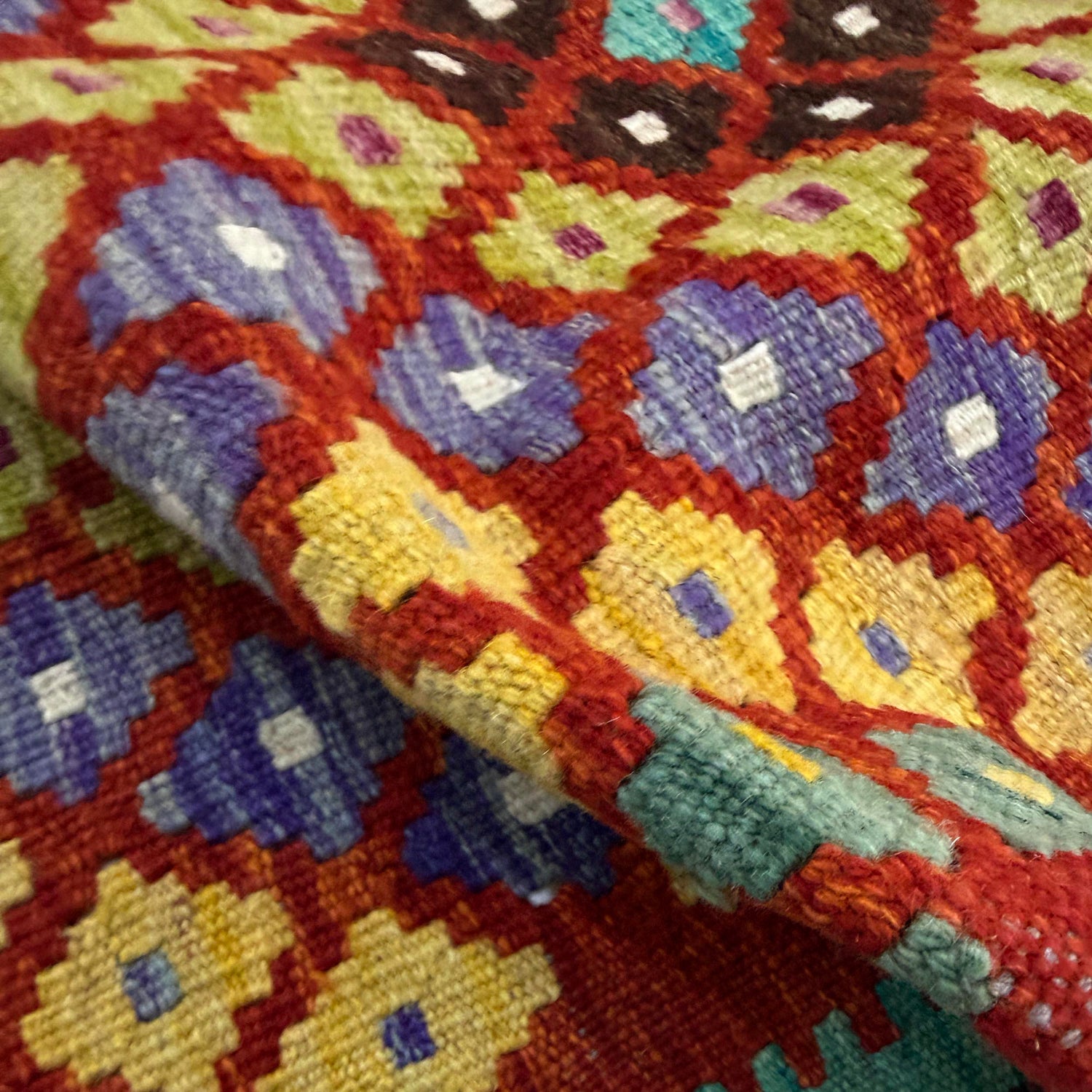 Handmade Vegetable Kelim 2' 7" x 4' 0" (ft) - No. Y39231