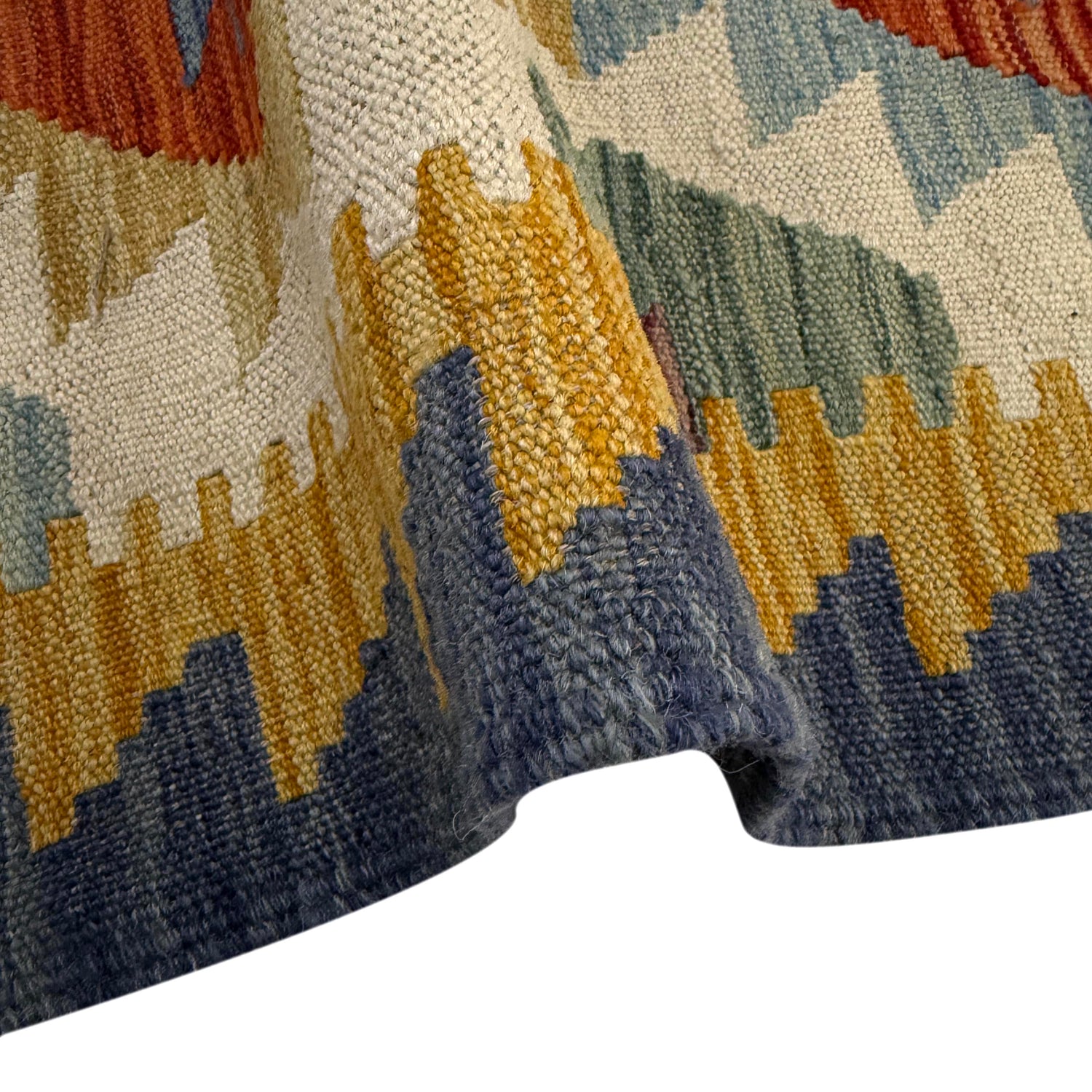 Handmade Vegetable Kelim 2' 7" x 4' 2" (ft) - No. Y39233
