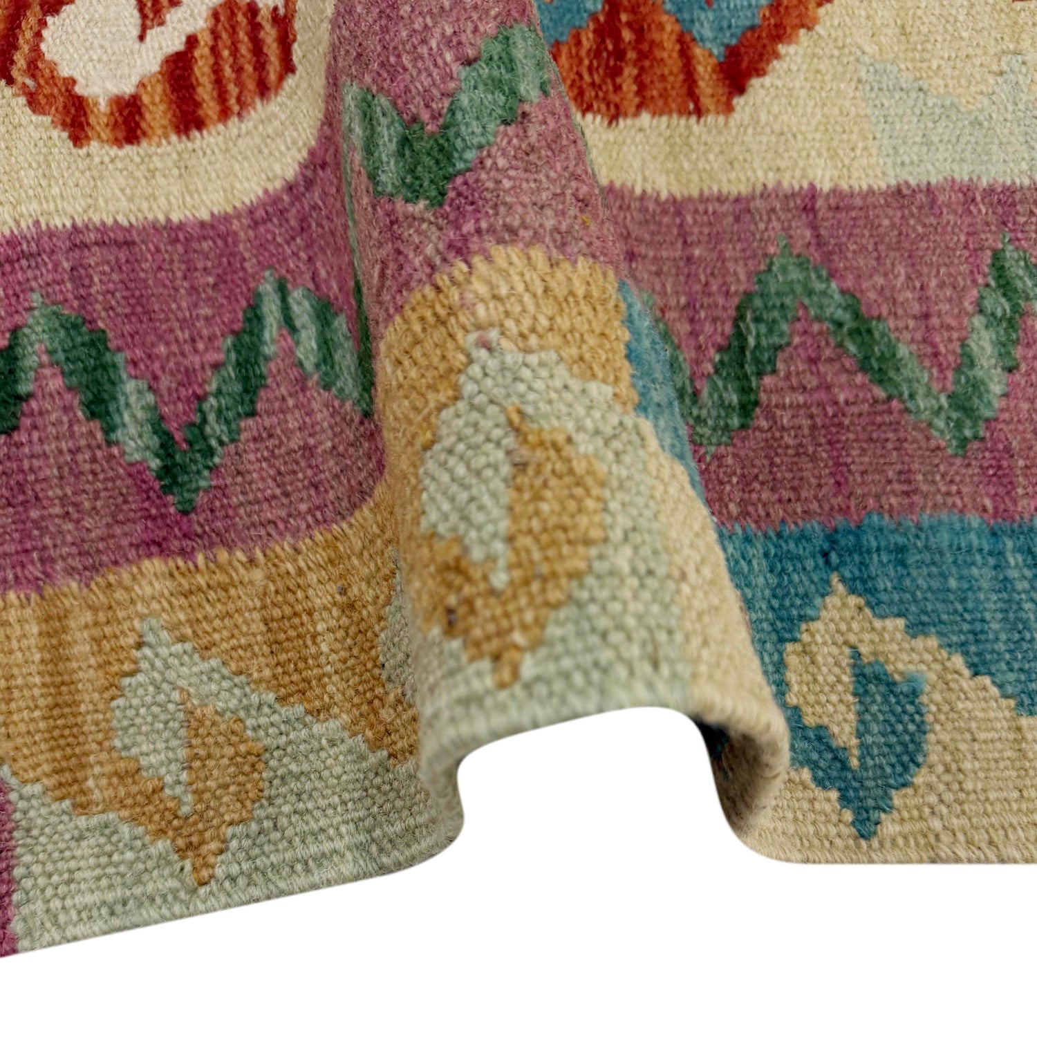 Handmade Vegetable Kilim 2' 8" x 3' 11" (ft) - No. Y39234