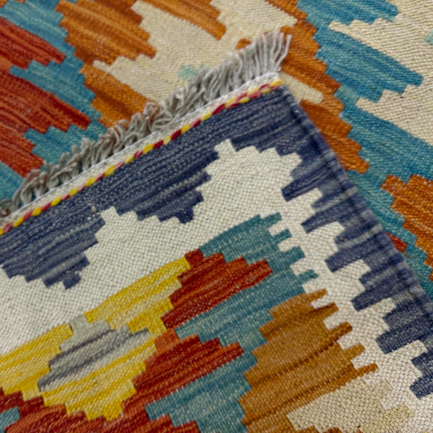 Handmade Vegetable Kilim 2' 8" x 4' 3" (ft) - No. Y39238