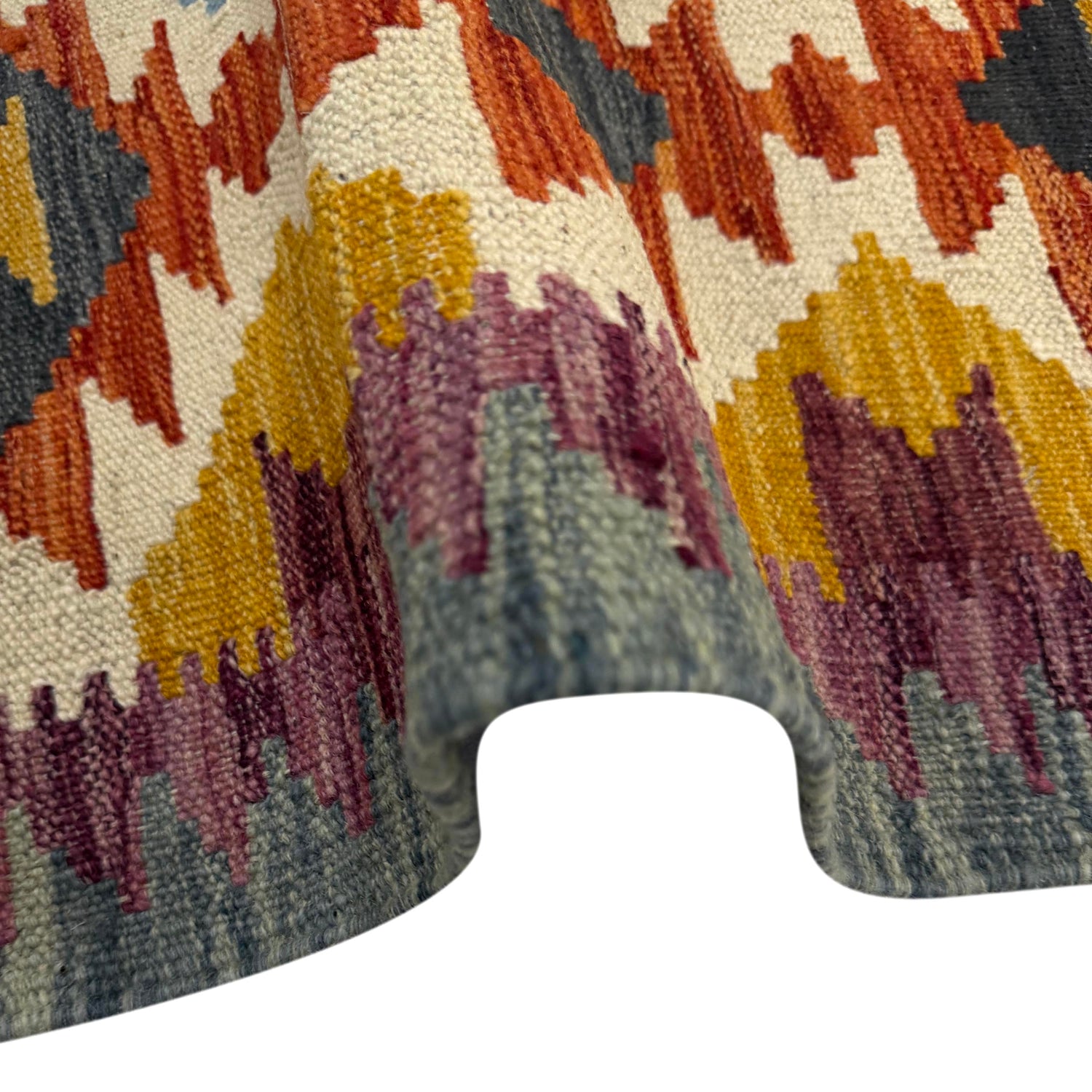 Handmade Vegetable Kelim 2' 8" x 4' 4" (ft) - No. Y39239