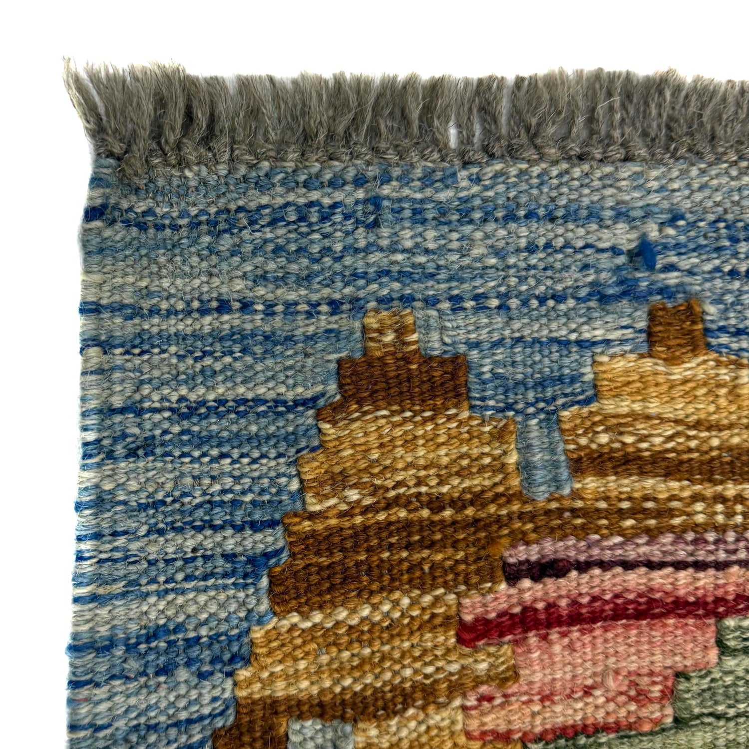 Handmade Vegetable Kilim 4' 11" x 6' 7" (ft) - No. Y39245