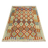 Handmade Vegetable Kelim 4' 5" x 6' 5" (ft) - No. Y39246