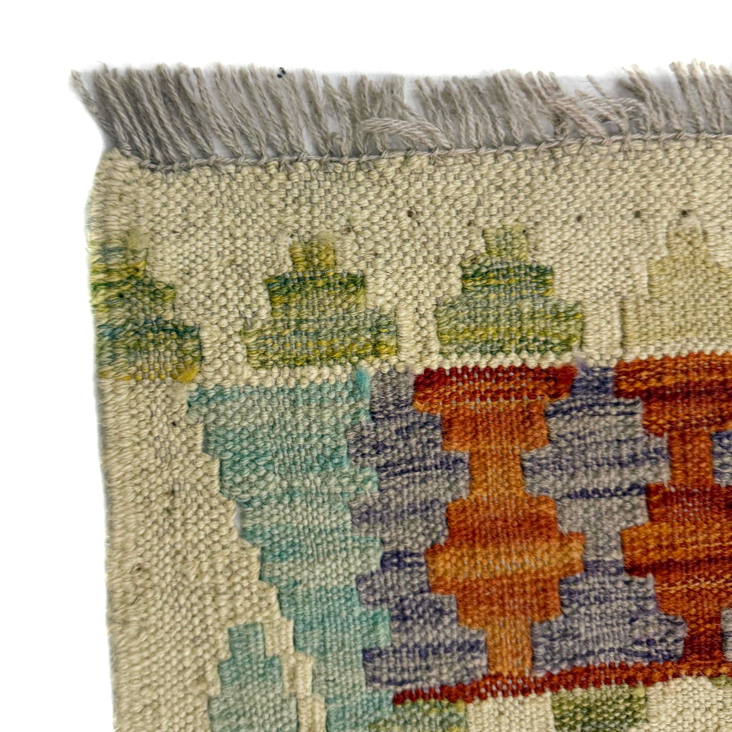 Handmade Vegetable Kelim 4' 5" x 6' 5" (ft) - No. Y39246