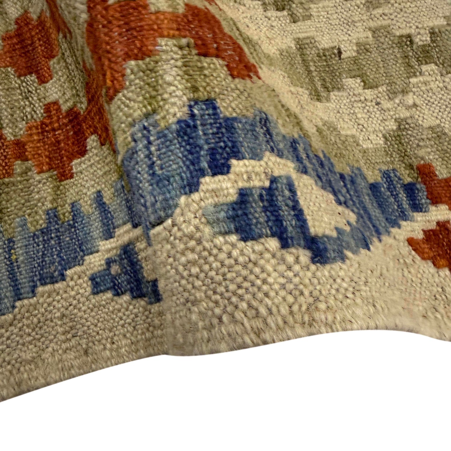 Handmade Vegetable Kelim 4' 5" x 6' 5" (ft) - No. Y39246