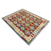 Handmade Vegetable Kelim 5' 1" x 6' 6" (ft) - No. Y39248