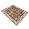 Handmade Vegetable Kelim 5' 1" x 6' 6" (ft) - No. Y39248