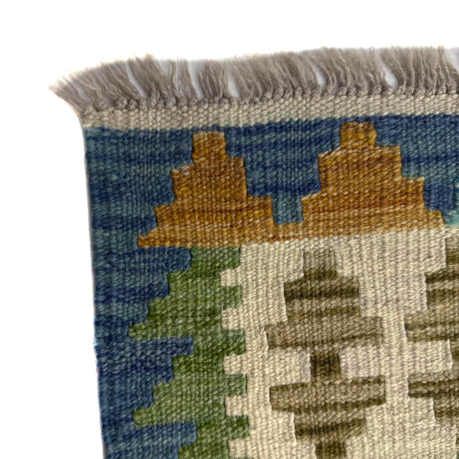 Handmade Vegetable Kelim 5' 1" x 6' 6" (ft) - No. Y39248