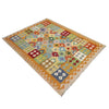 Handmade Vegetable Kilim 5' 0" x 6' 5" (ft) - No. Y39249